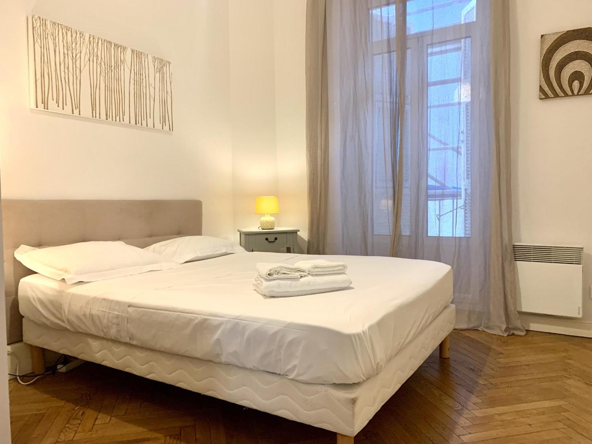 Aparthotel Riviera - 2 Minutes De La Plage - Exceptionnel 2 Chambres Ac - Balcon Meyerbeer 1 นีซ ภายนอก รูปภาพ