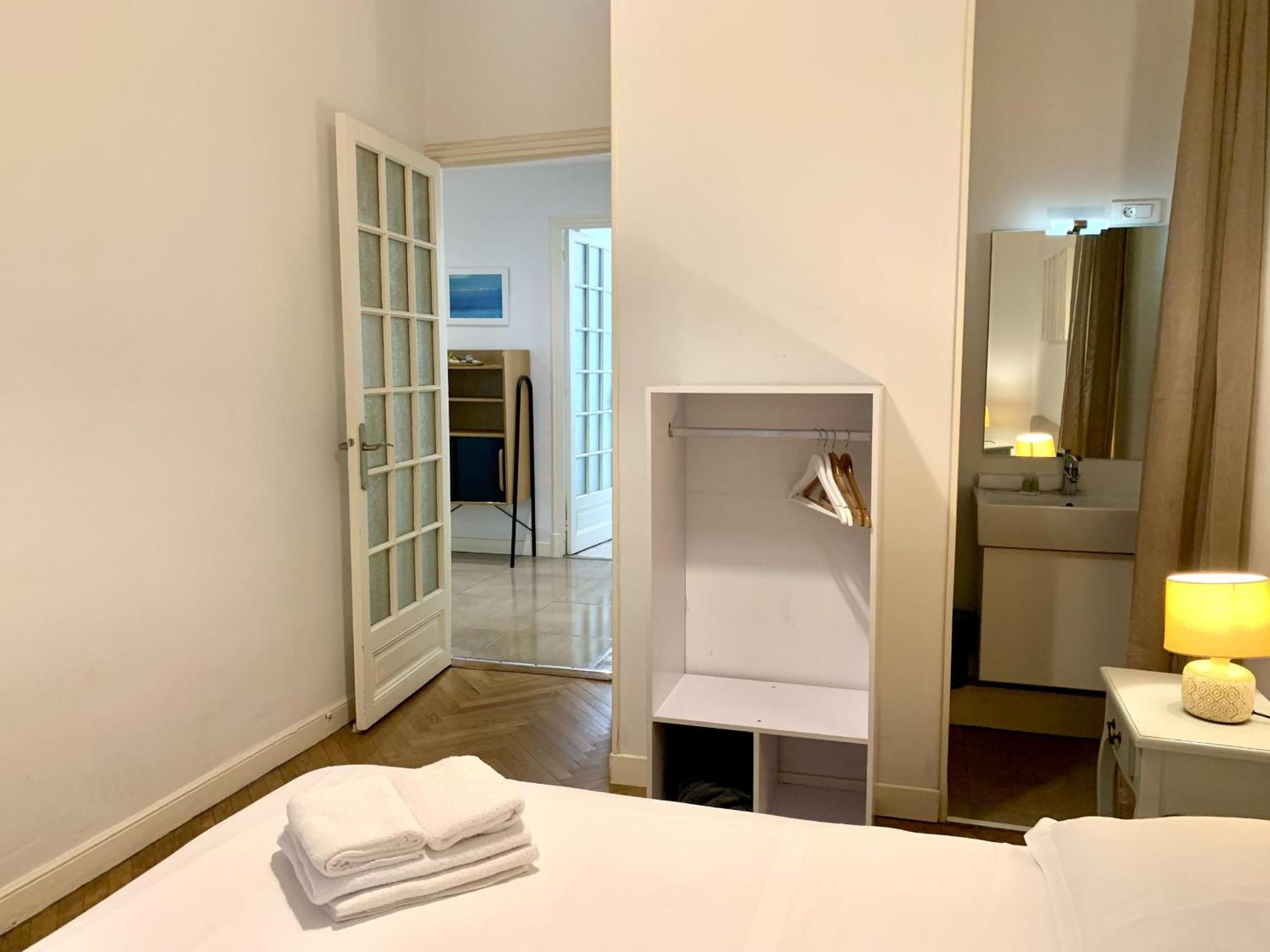 Aparthotel Riviera - 2 Minutes De La Plage - Exceptionnel 2 Chambres Ac - Balcon Meyerbeer 1 นีซ ภายนอก รูปภาพ