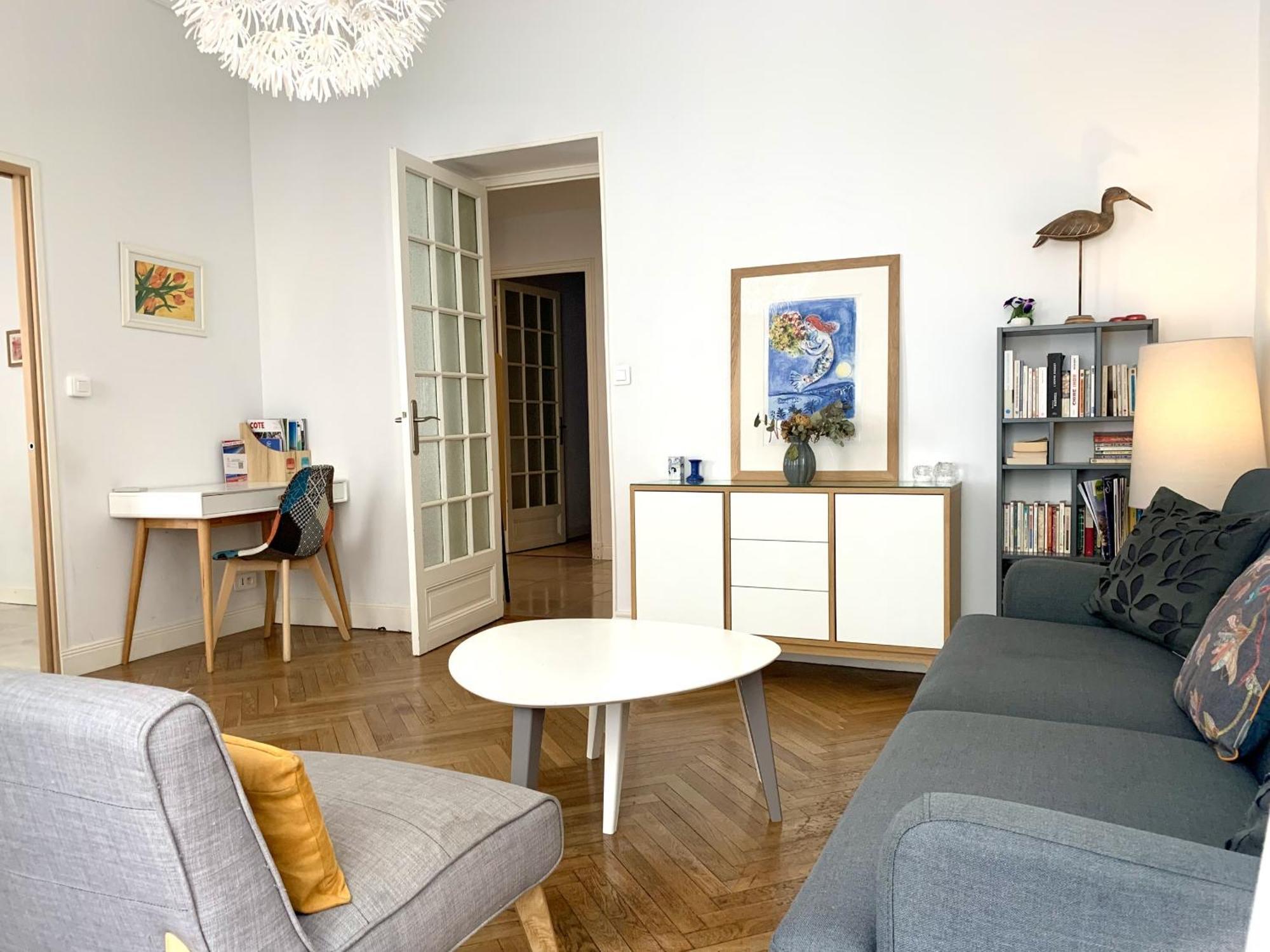 Aparthotel Riviera - 2 Minutes De La Plage - Exceptionnel 2 Chambres Ac - Balcon Meyerbeer 1 นีซ ภายนอก รูปภาพ